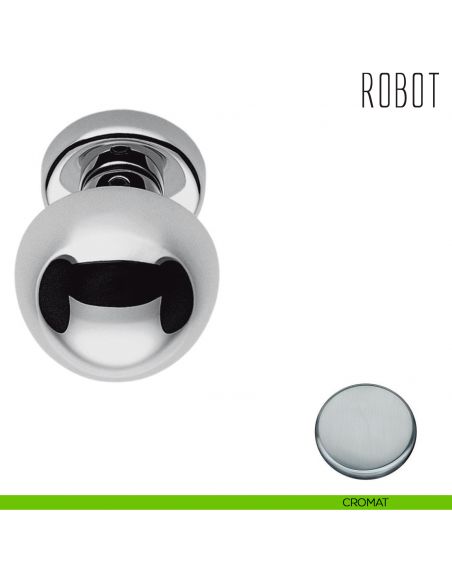 Pomolo per porta Robot girevole Colombo Design cromat