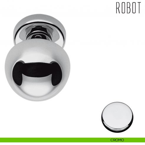 Pomolo per porta Robot girevole Colombo Design cromo