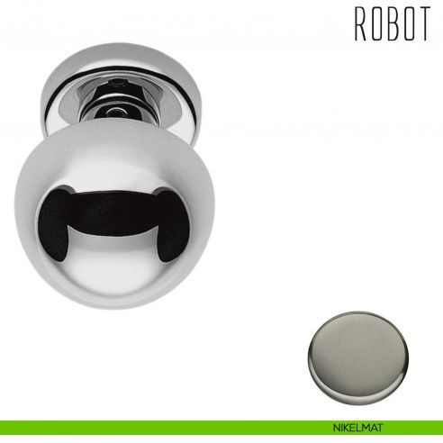 Pomolo per porta Robot girevole Colombo Design nikelmat