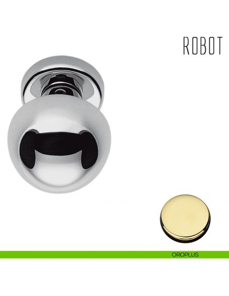 Pomolo per porta Robot fisso Colombo Design oroplus