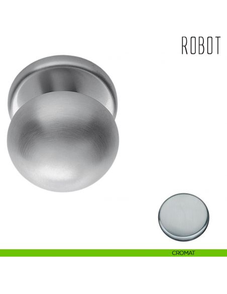 Pomolo per porta Robot fisso Colombo Design cromat