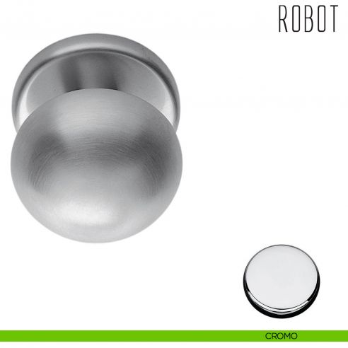 Pomolo per porta Robot fisso Colombo Design cromo