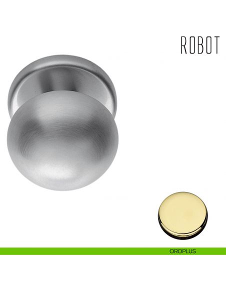 Pomolo per porta Robot fisso Colombo Design oroplus