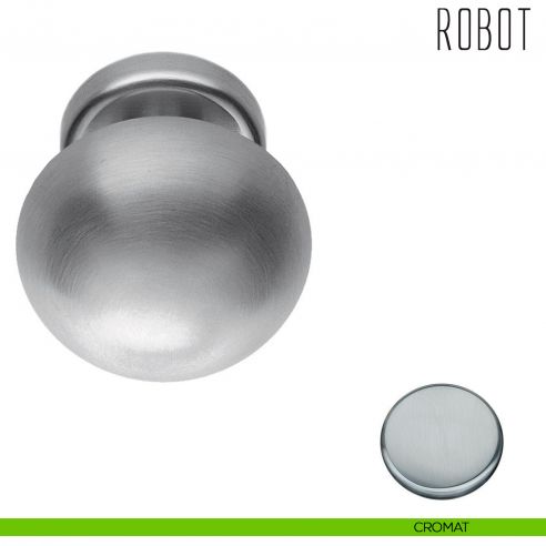 Pomolo per porta Robot fisso Colombo Design cromat