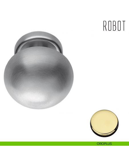 Pomolo per porta Robot fisso Colombo Design oroplus