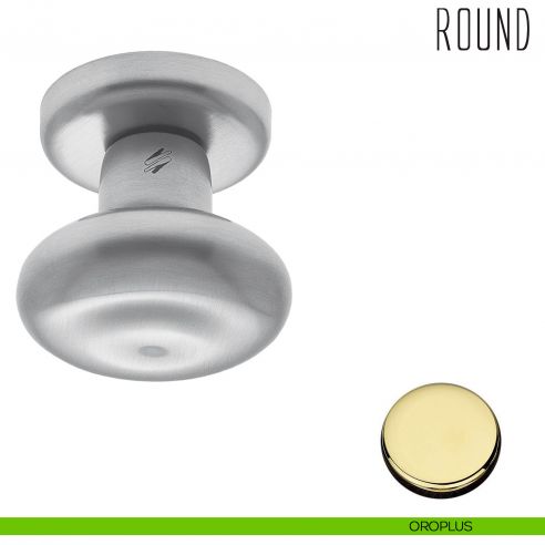 Pomolo per porta Round fisso Colombo Design oroplus