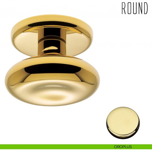 Pomolo per porta Round fisso Colombo Design oroplus