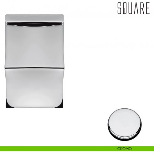 Pomolo per porta Square girevole Colombo Design cromo