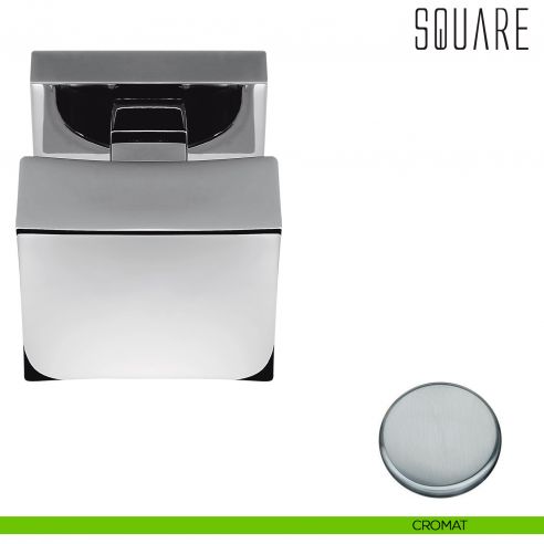 Pomolo per porta Square fisso Colombo Design cromat