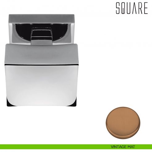 Pomolo per porta Square fisso Colombo Design vintage mat