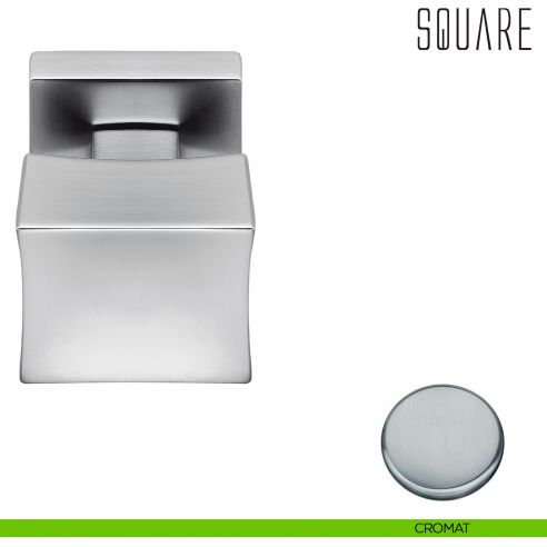 Pomolo per porta Square fisso Colombo Design cromat