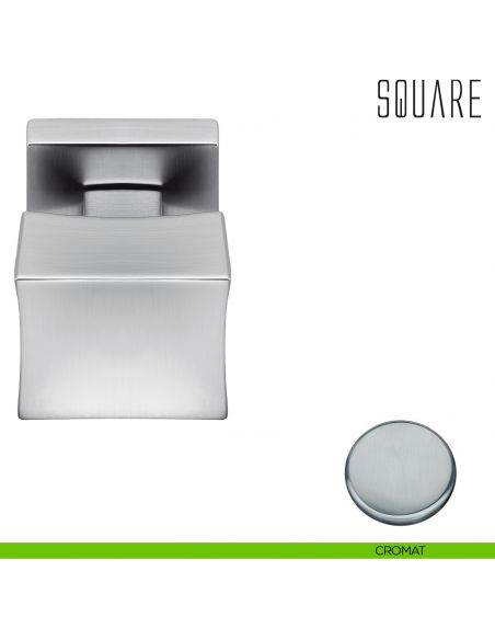 Pomolo per porta Square fisso Colombo Design cromat