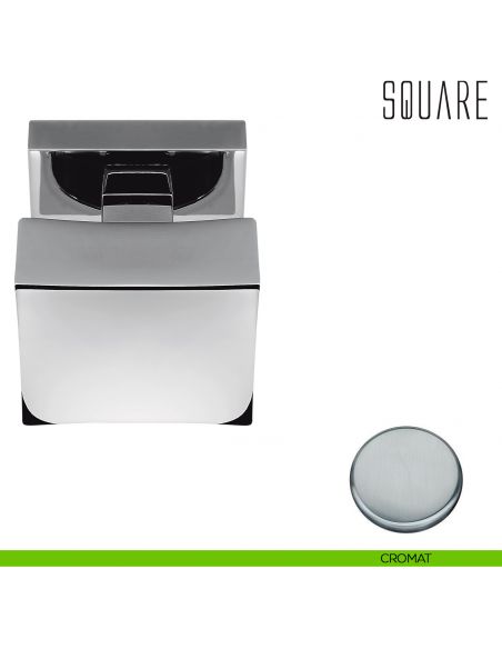 Pomolo per porta Square girevole Colombo Design cromat