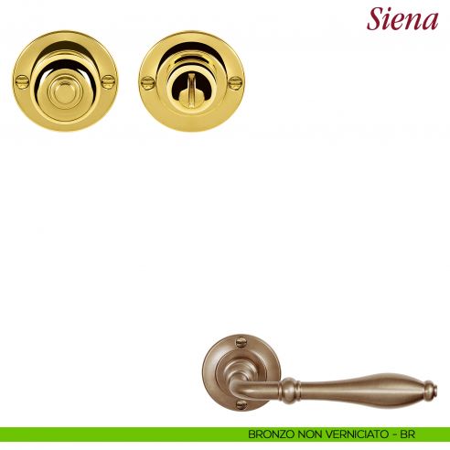 Nottolino per porta Antologhia KSI19 BZG 6B bronzo non verniciato