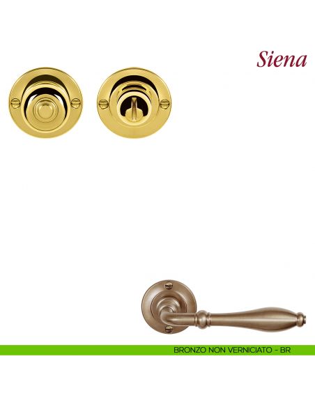 Nottolino per porta Antologhia KSI19 BZG 6B bronzo non verniciato