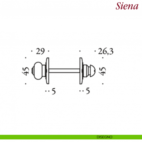 Nottolino per porta Antologhia KSI19 BZG 6B disegno