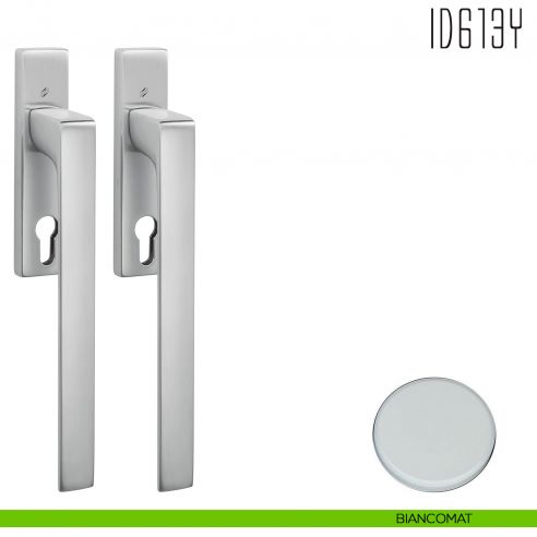 Maniglione per alzante scorrevole ID613 Y accoppiato Colombo Design biancomat
