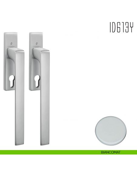Maniglione per alzante scorrevole ID613 Y accoppiato Colombo Design biancomat