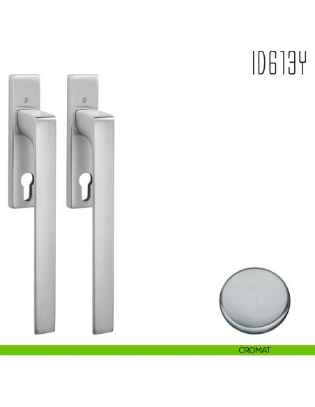 Maniglione per alzante scorrevole ID613 Y accoppiato Colombo Design cromat