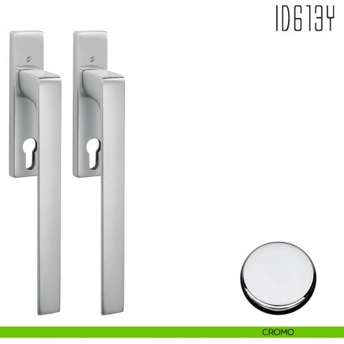 Maniglione per alzante scorrevole ID613 Y accoppiato Colombo Design cromo