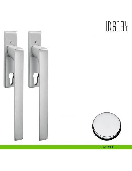 Maniglione per alzante scorrevole ID613 Y accoppiato Colombo Design cromo