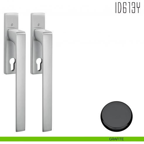 Maniglione per alzante scorrevole ID613 Y accoppiato Colombo Design grafite