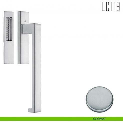 Maniglione per alzante scorrevole LC113 singolo Colombo Design cromat