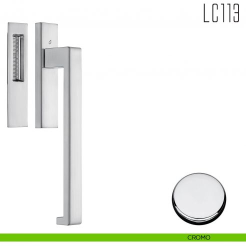 Maniglione per alzante scorrevole LC113 singolo Colombo Design cromo