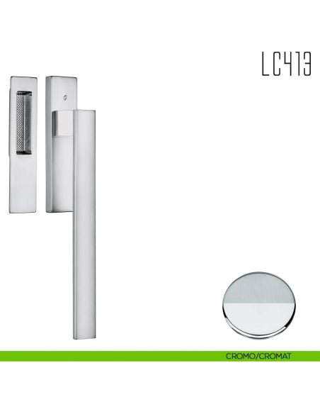 Maniglione per alzante scorrevole LC413 singolo Colombo Design cromo - cromat