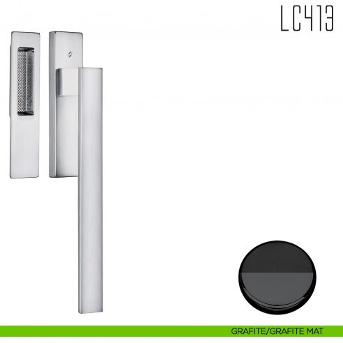 Maniglione per alzante scorrevole LC413 singolo Colombo Design grafite - grafite mat