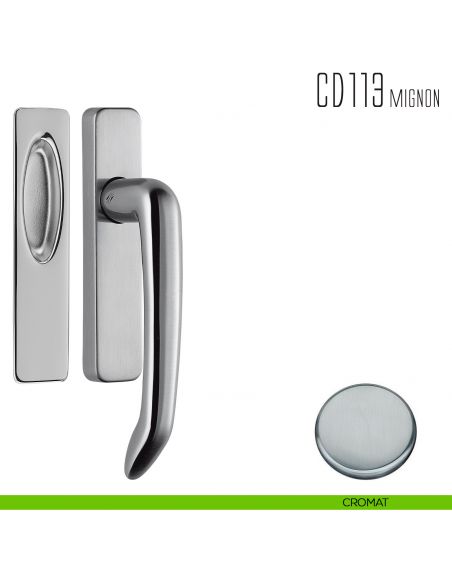 Maniglione per alzante scorrevole CD113 MIGNON singolo Colombo Design cromat