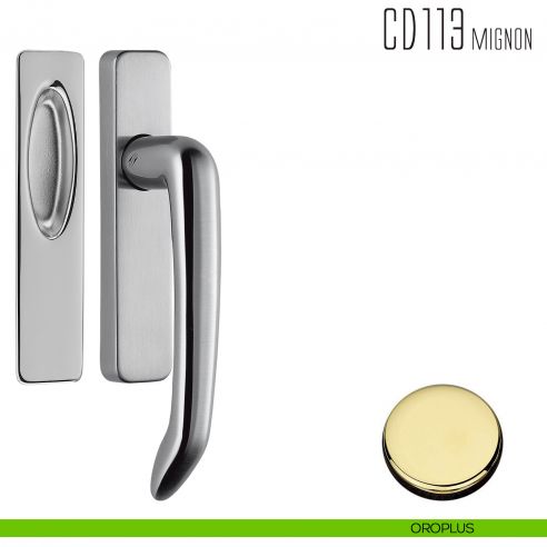Maniglione per alzante scorrevole CD113 MIGNON singolo Colombo Design oroplus