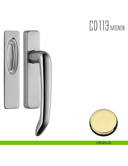 Maniglione per alzante scorrevole CD113 MIGNON singolo Colombo Design oroplus