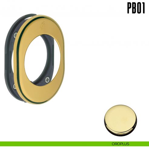 Rosetta con sottorosetta in nylon Colombo Design PB01 oroplus