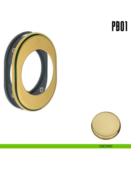 Rosetta con sottorosetta in nylon Colombo Design PB01 oromat