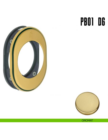 Rosetta con sottorosetta in nylon per defender 50 mm Colombo Design PB01 DG oromat