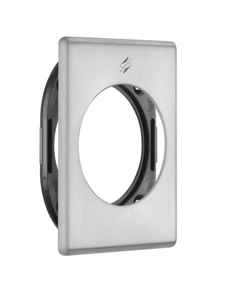 Rosetta quadrata con sottorosetta in nylon per defender 50 mm Colombo Design PB01 DG/Q