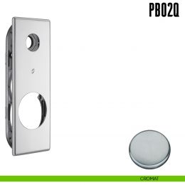 Placca quadrata interasse 85 mm con sottoplacca in nylon Colombo Design PB02/Q 2