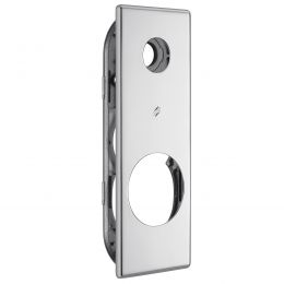 Placca quadrata interasse 93 mm con sottoplacca in nylon Colombo Design PB02 Y/Q