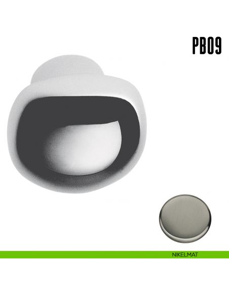 Pomolino per limitatore d'apertura Colombo Design PB09 nikelmat