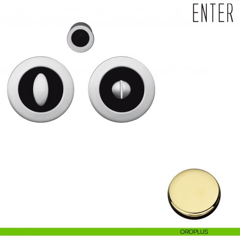 Maniglia per porta scorrevole Enter Colombo Design nottolino senza serratura oroplus