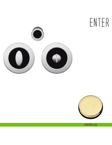 Maniglia per porta scorrevole Enter Colombo Design nottolino senza serratura oroplus