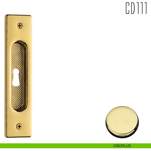 Maniglia per porta scorrevole CD111 CF Colombo Design con foro chiave oroplus
