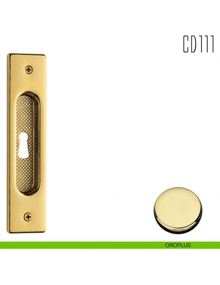 Maniglia per porta scorrevole CD111 CF Colombo Design con foro chiave oroplus