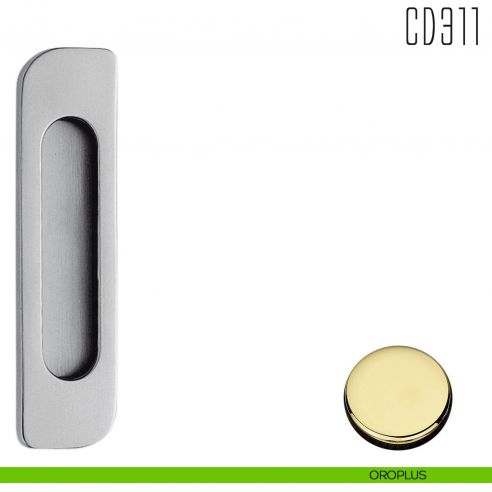 Maniglia per porta scorrevole CD311 Colombo Design senza foro chiave oroplus