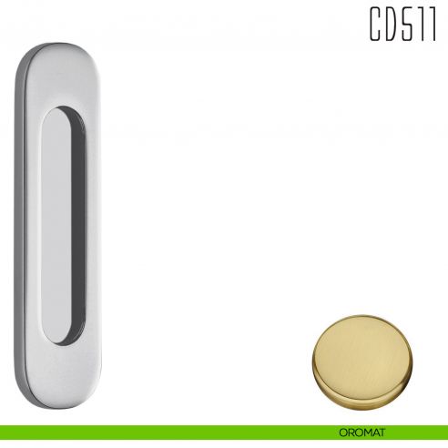 Maniglia per porta scorrevole CD511 Colombo Design senza foro chiave oromat