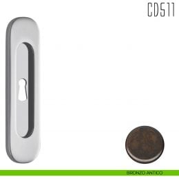 Maniglia per porta scorrevole CD511 CF Colombo Design con foro chiave 2