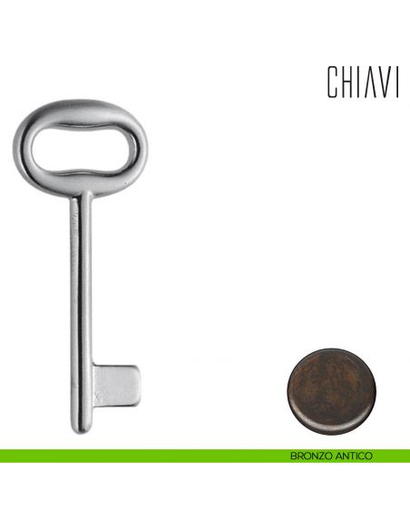 Chiave per porta interna CD14 Colombo Design bronzo antico