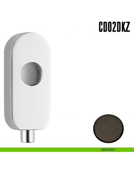Dispositivo con sistema di bloccaggio a pulsante CD02 DKZ Colombo Design bronzo