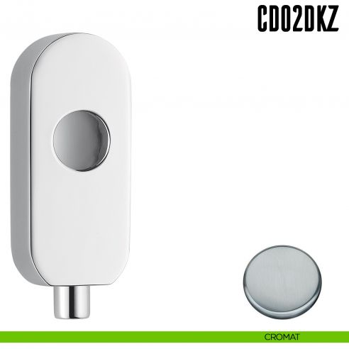 Dispositivo con sistema di bloccaggio a pulsante CD02 DKZ Colombo Design cromat
